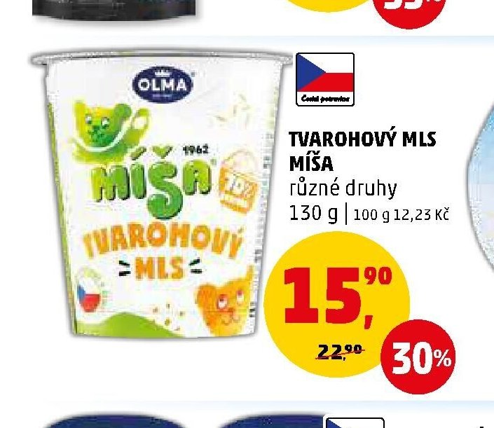 Tvarohový mls Míša - Penny Market aktualniletaky.eu