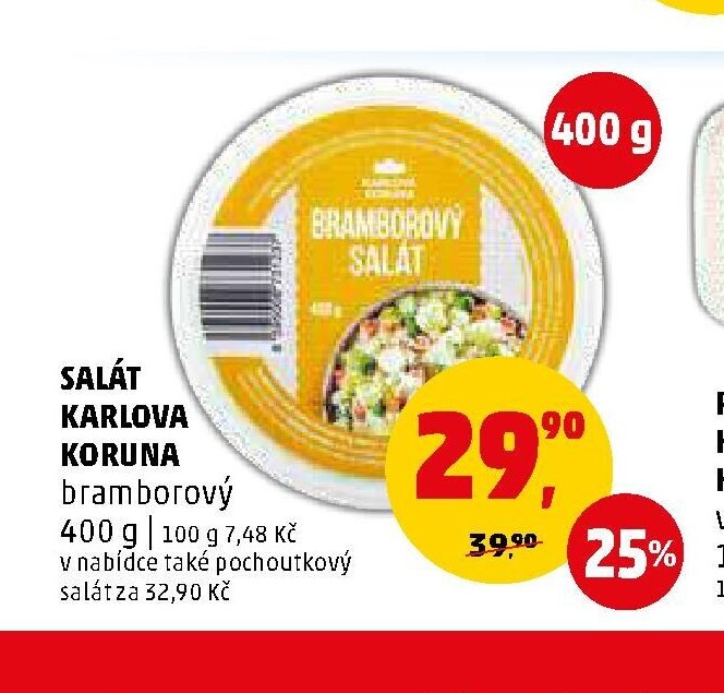 Salát Karlova Koruna bramborový - Penny Market aktualniletaky.eu