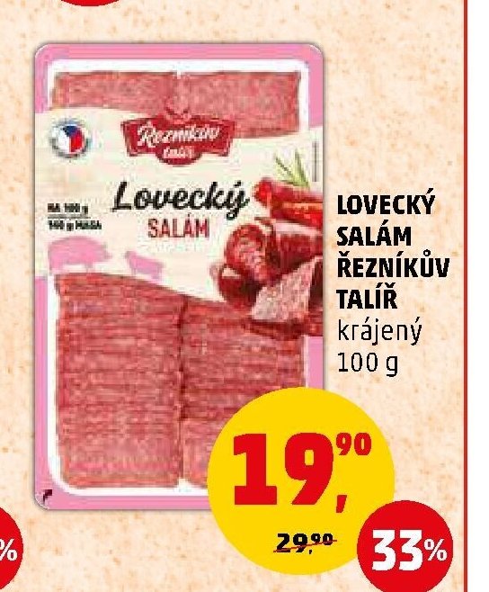 LOVECKÝ SALÁM ŘEZNÍKŮV TALÍŘ - Penny Market aktualniletaky.eu