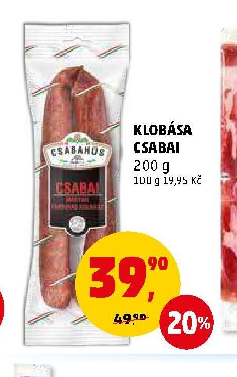 KLOBÁSA CSABAI 200 g - Penny Market aktualniletaky.eu