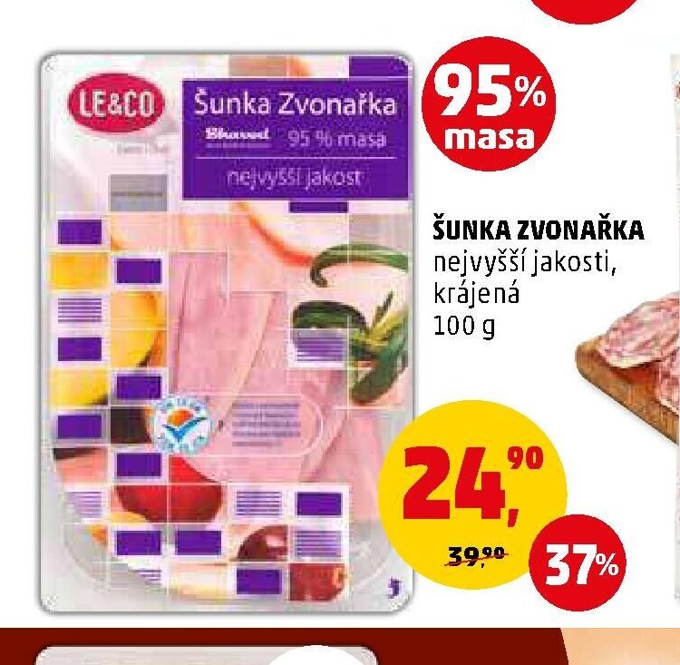 ŠUNKA ZVONAŘKA krájená 100 g - Penny Market aktualniletaky.eu