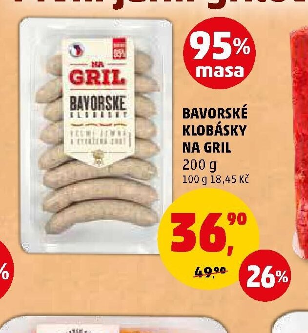 BAVORSKÉ KLOBÁSKY NA GRIL 200 g - Penny Market aktualniletaky.eu