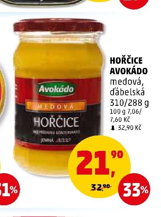 HOŘČICE AVOKÁDO medová, d'ábelská 310/288 g - Penny Market aktualniletaky.eu