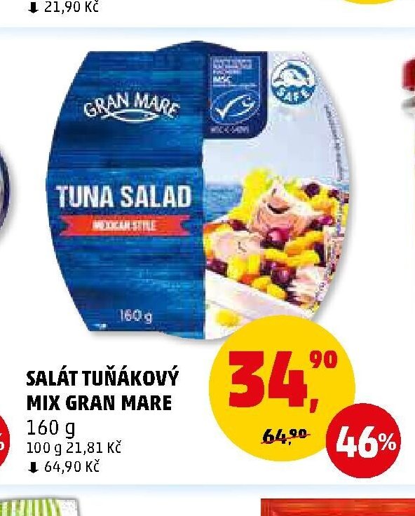 SALÁT TUŇÁKOVÝ MIX GRAN MARE 160 g - Penny Market aktualniletaky.eu