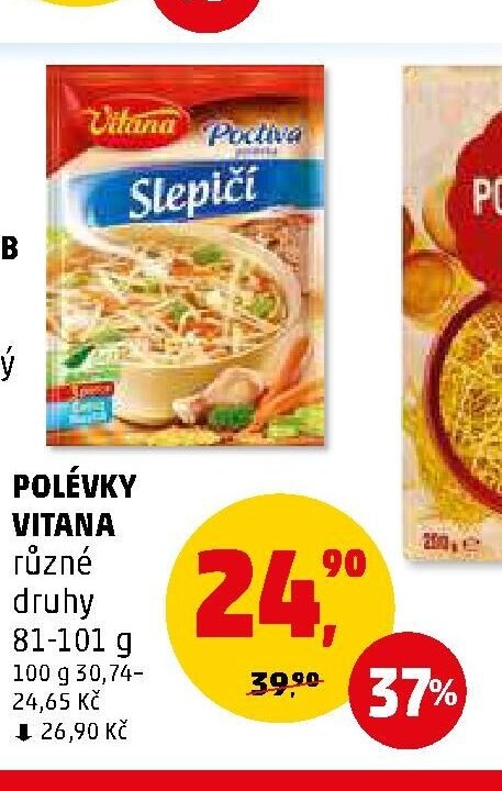 POLÉVKY VITANA různé druhy 81-101 g - Penny Market aktualniletaky.eu