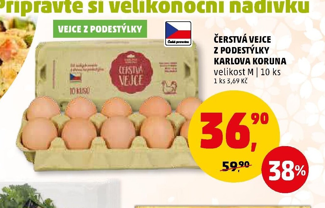 ČERSTVÁ VEJCE Z PODESTÝLKY KARLOVA KORUNA - Penny Market aktualniletaky.eu