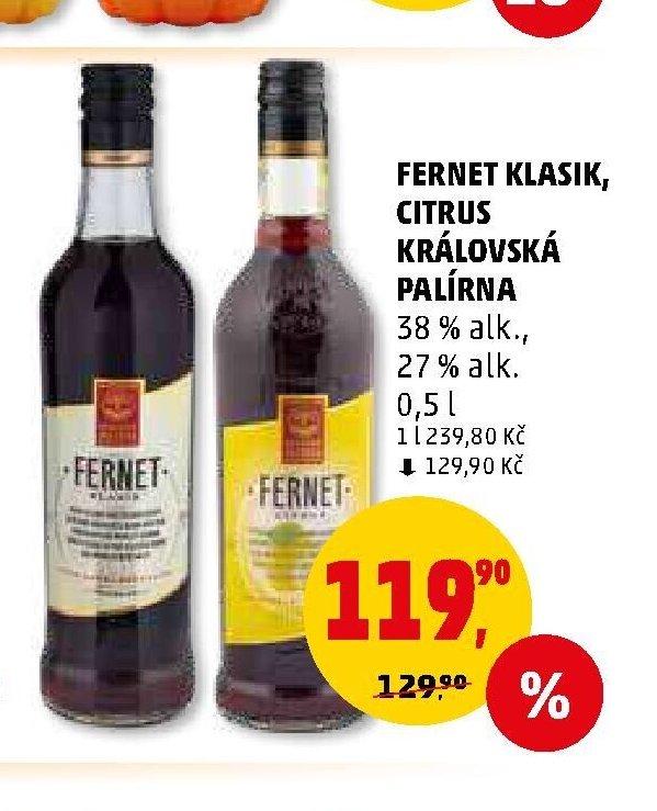 FERNET KLASIK, CITRUS KRÁLOVSKÁ PALÍRNA - Penny Market aktualniletaky.eu