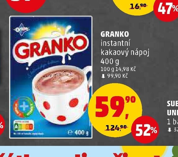 Granko instantní kakaový nápoj - Penny Market aktualniletaky.eu