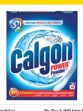 Calgon 3v1 změkčovač vody proti vodnímu kameni, 10 praní, 500 g