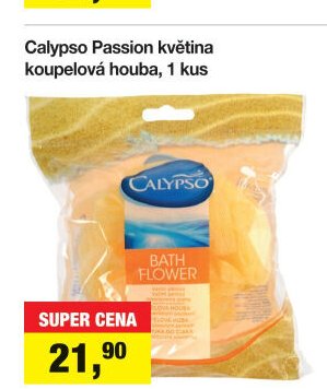 Calypso Passion květina koupelová houba, 1 kus