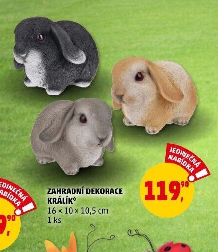 Zahradní dekorace králík - Penny Market aktualniletaky.eu