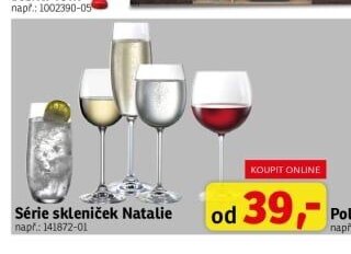 Série skleniček Natalie