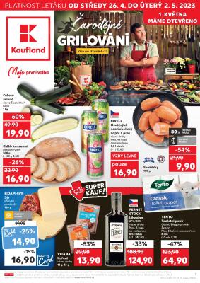 aktuální leták Kaufland 26.4.2023-2.5.2023