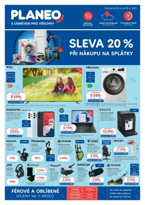 aktuální leták Planeo 24.4.2023-30.4.2023