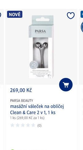 PARSA BEAUTY masážní váleček na obličej Clean & Care 2 v 1, 1 ks - dm drogerie aktualniletaky.eu