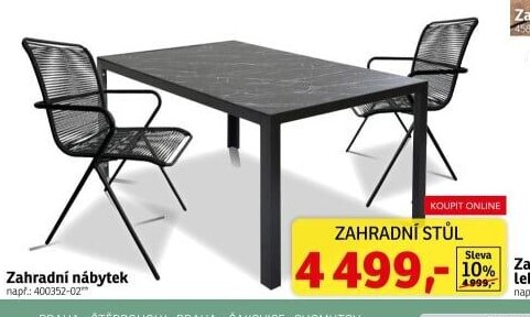 Zahradní nábytek