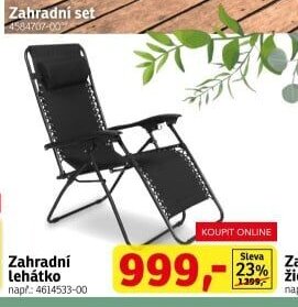 Zahradní lehátko