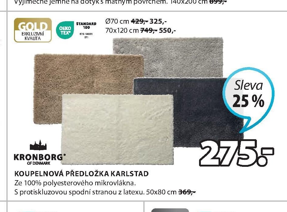 Koupelnová předložka KARLSTAD