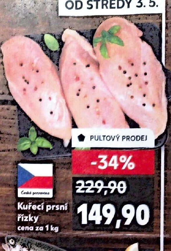 Kuřecí prsní řízky