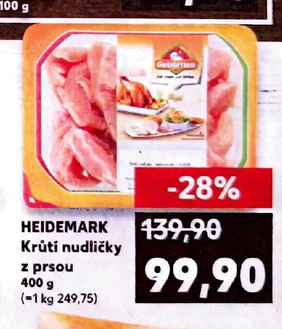 HEIDEMARK Krůtí nudličky