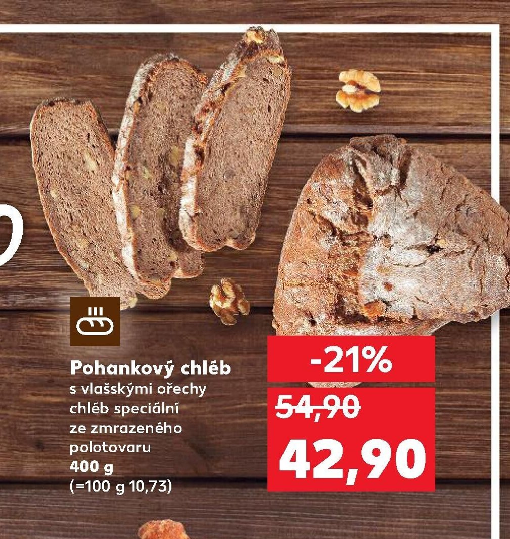 Pohankový chléb s vlašskými ořechy