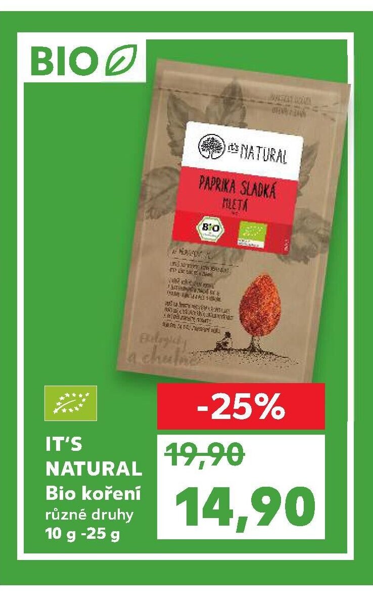 IT'S NATURAL Bio koření