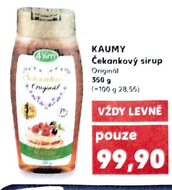Kaumy Čekankový sirup