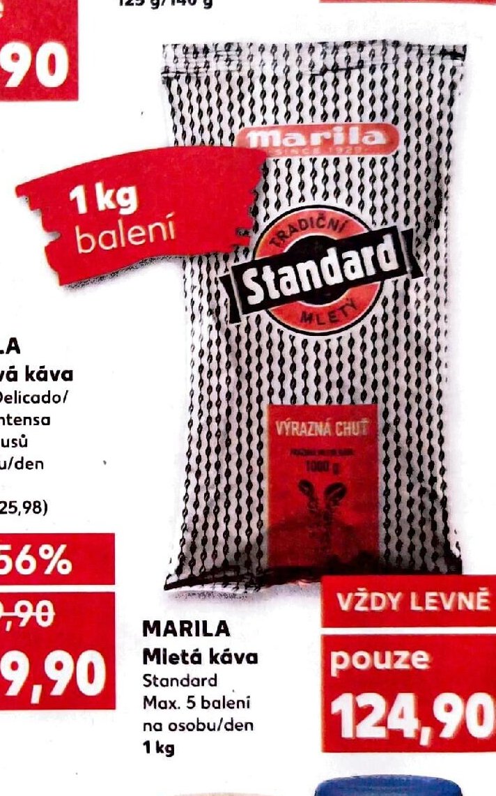 Marila Mletá káva Standard