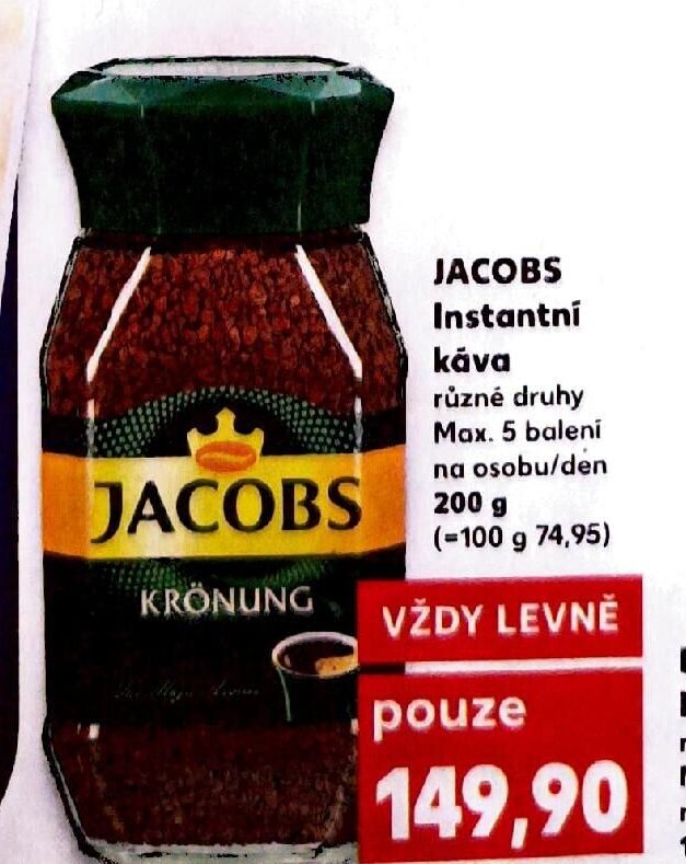 Jacobs Instantní káva
