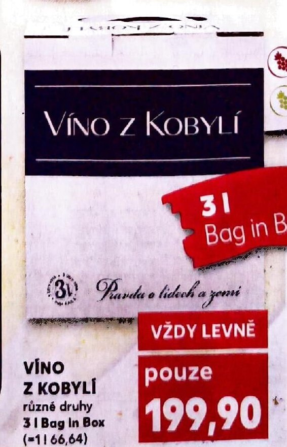 VÍNO Z KOBYLÍ