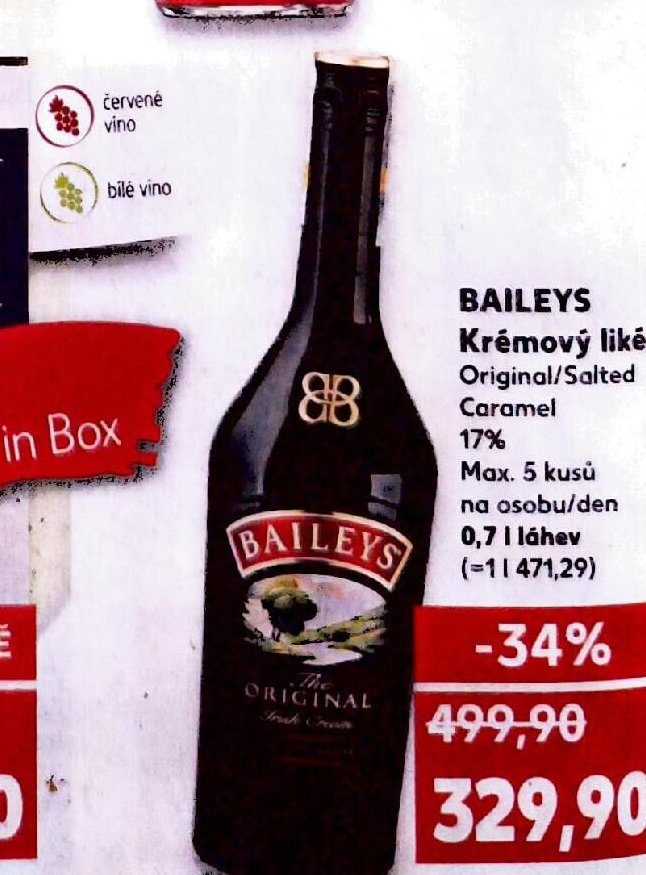 BAILEYS Krémový likér