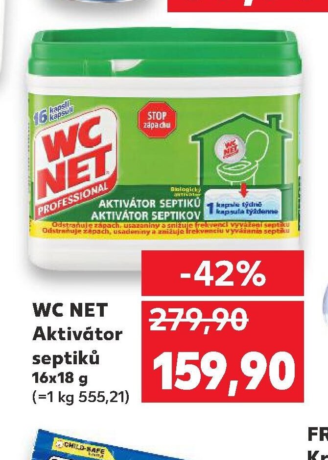 WC NET Aktivátor septiků