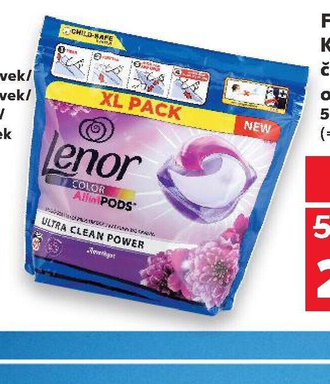 LENOR Prací kapsle/gel/prášek