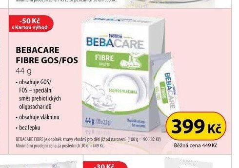 BEBACARE FIBRE GOS/FOS, 44 g