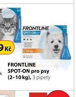 FRONTLINE SPOT-ON pro psy (2–10 kg), 3 pipety