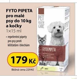 FYTO PIPETA pro malé psy do 10 kg a kočky 1x15 ml