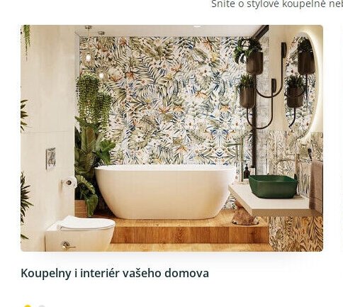 Koupelny a interiér vašeho domova