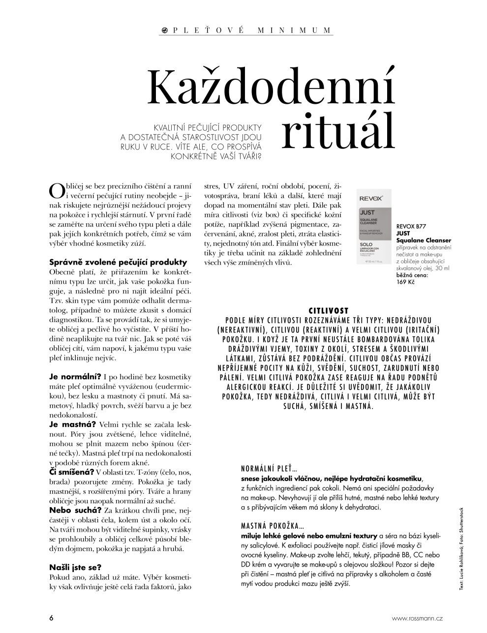 ROSSMANN magazín - Péče o pleť ROSSMANN drogerie strana 8