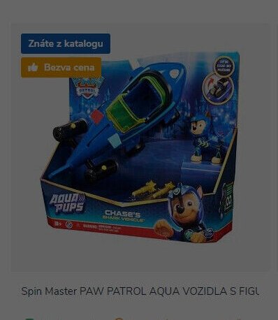 Spin Master PAW PATROL AQUA VOZIDLA S FIGURKOU