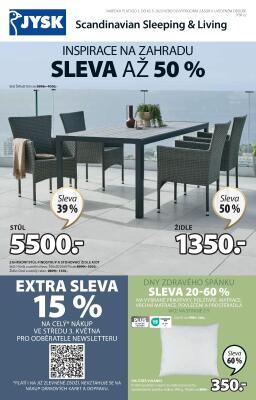 aktuální leták Jysk 3.5.2023-16.5.2023