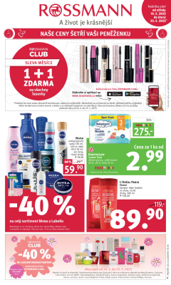 aktuální leták ROSSMANN drogerie 10.5.2023-23.5.2023
