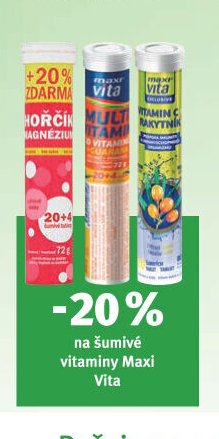 Maxi Vita šumivé vitamíny