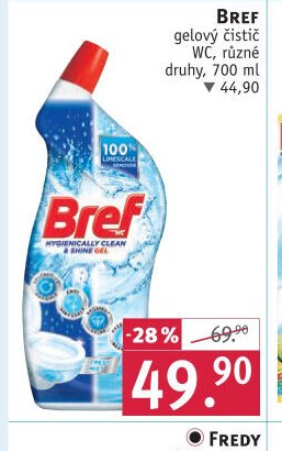 BREF gelový čistič WC
