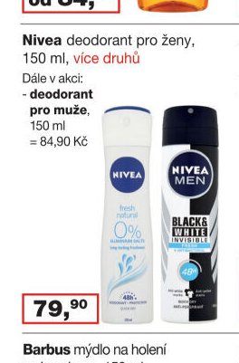 Nivea deodorant