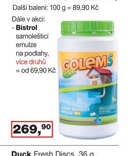 Bio Golem aktivátor septiků, bakterie do žump a septiků, 1 kg