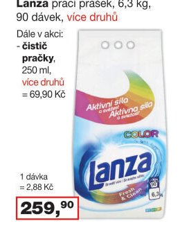 Lanza prací prášek, 6,3 kg