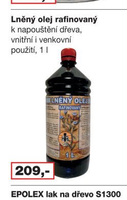 Lněný olej rafinovaný