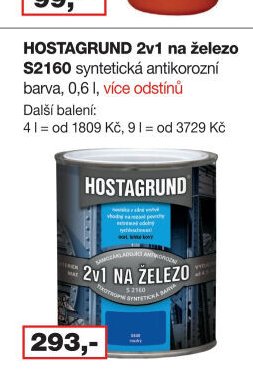 HOSTAGRUND 2v1 na železo S2160
