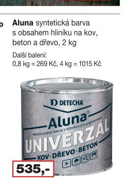 Aluna syntetická barva