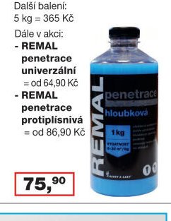 REMAL penetrace hloubková, 1 kg